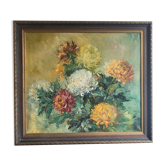 Oil Painting by S. Navratil, Germany, 1960s