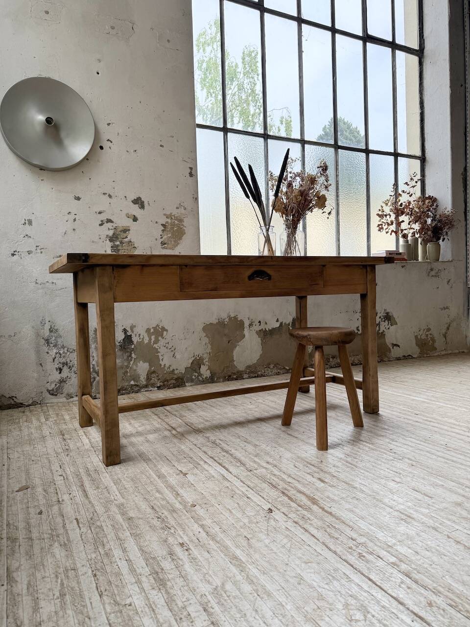 Farm table in pine, 1950s