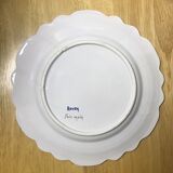 Rouen earthenware plate, 27 cm