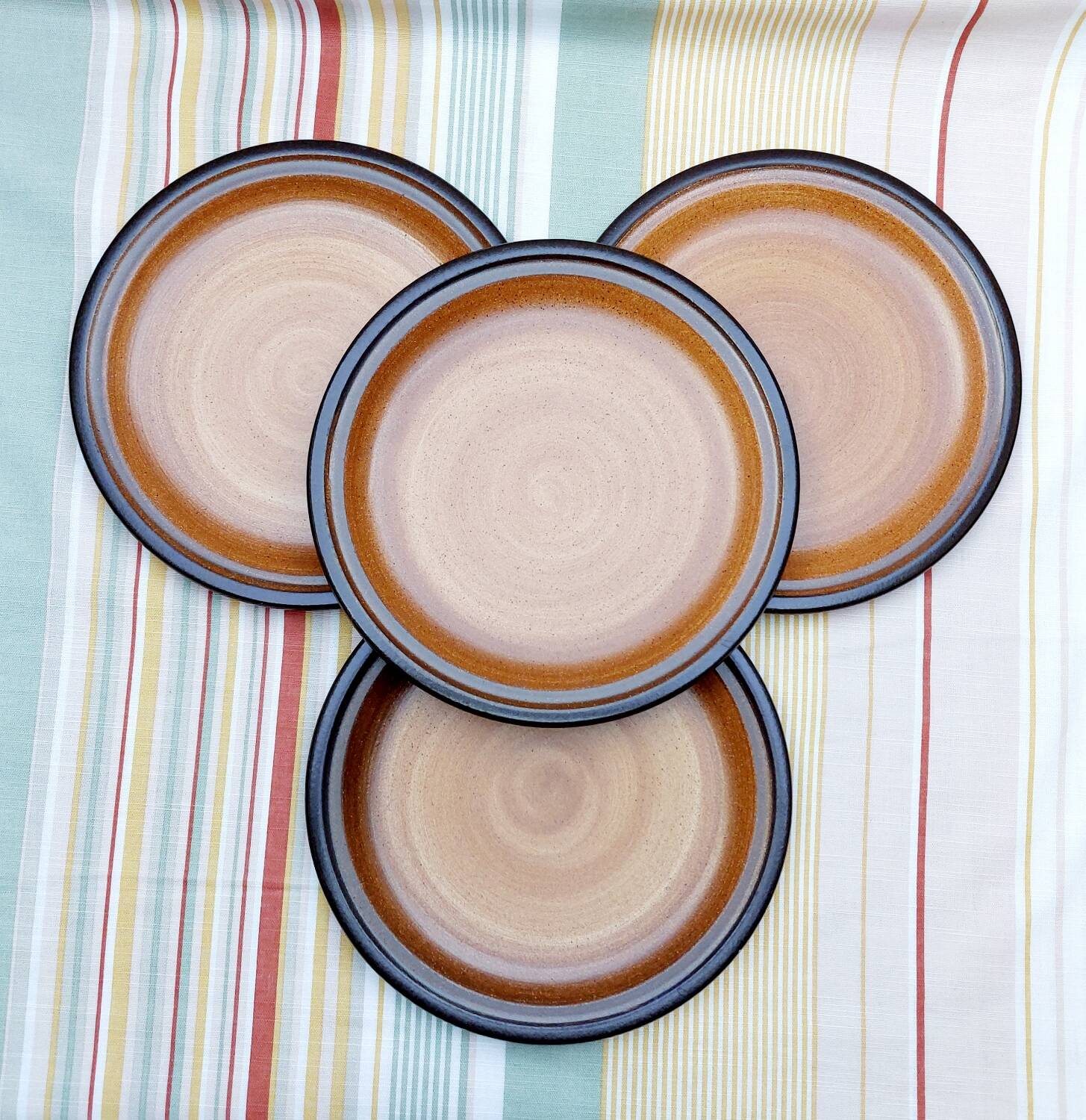 Saint Amand stoneware dinner plates