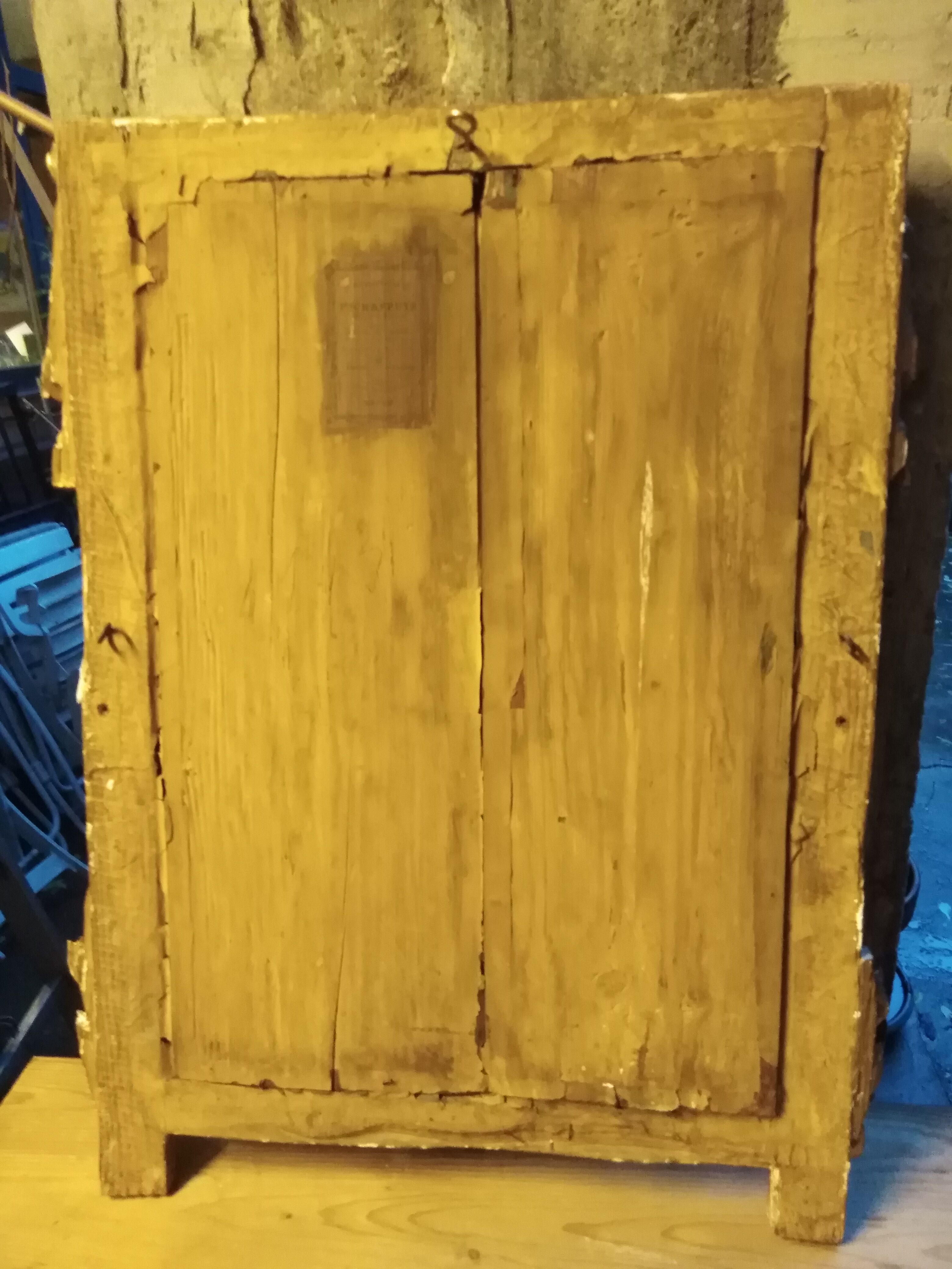 Mirror old mercury ice late 18th/de19th