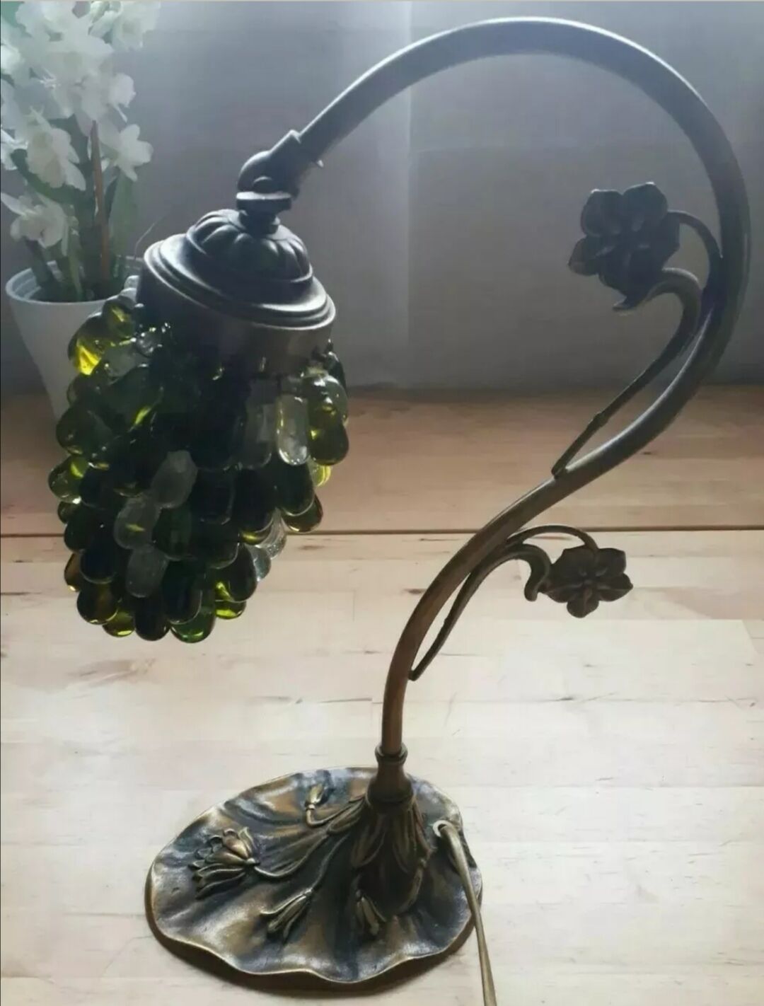 Murano glass grape lamp