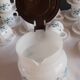 Coffee pot and forget-me-not cups