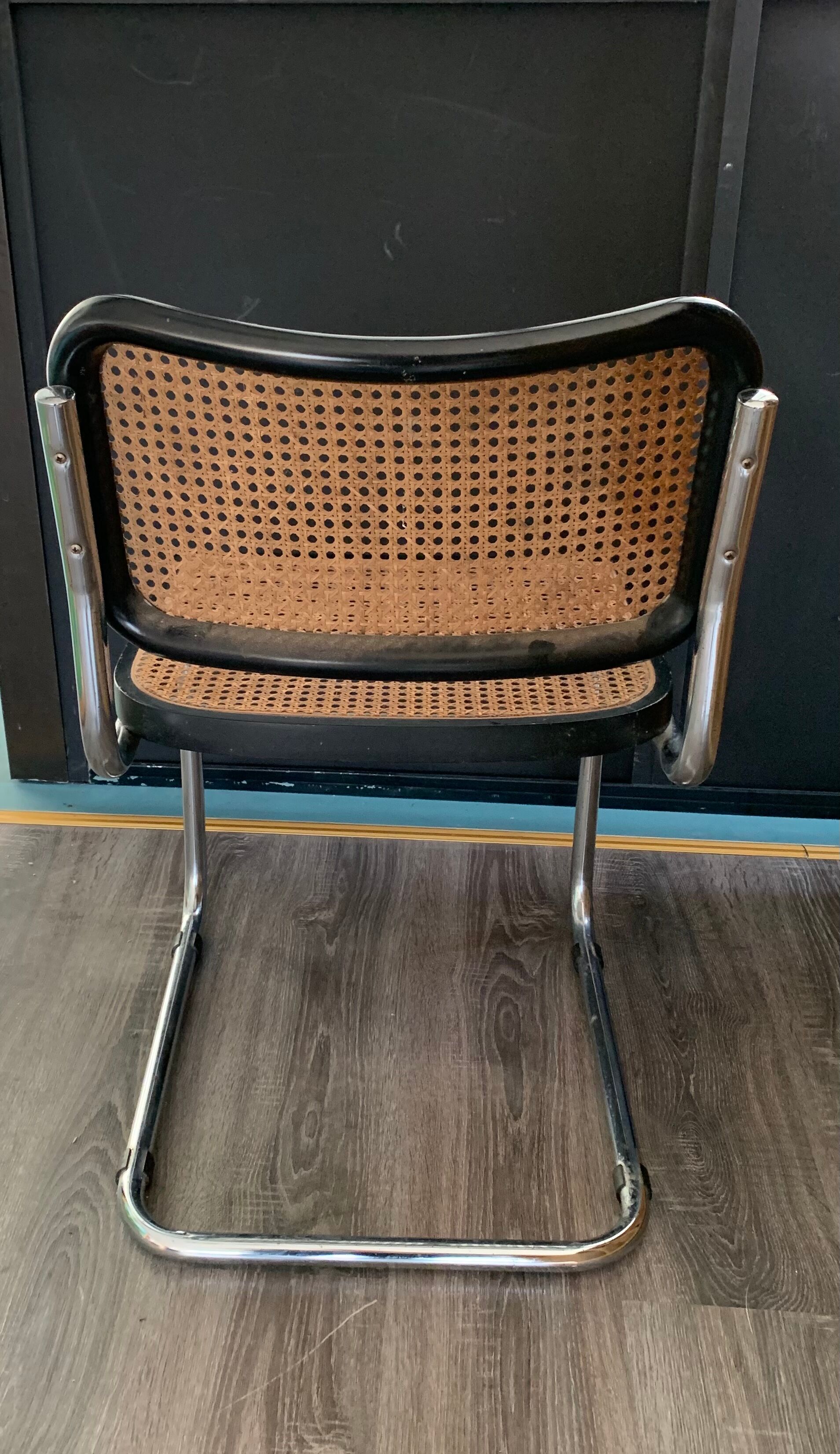 Breuer chair cannée