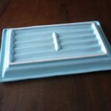 Blue bamboo imitation cake dish