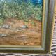 Tableau Huile sur Toile – Paysage Méditerranéen Éveillé – Cadre Inclus