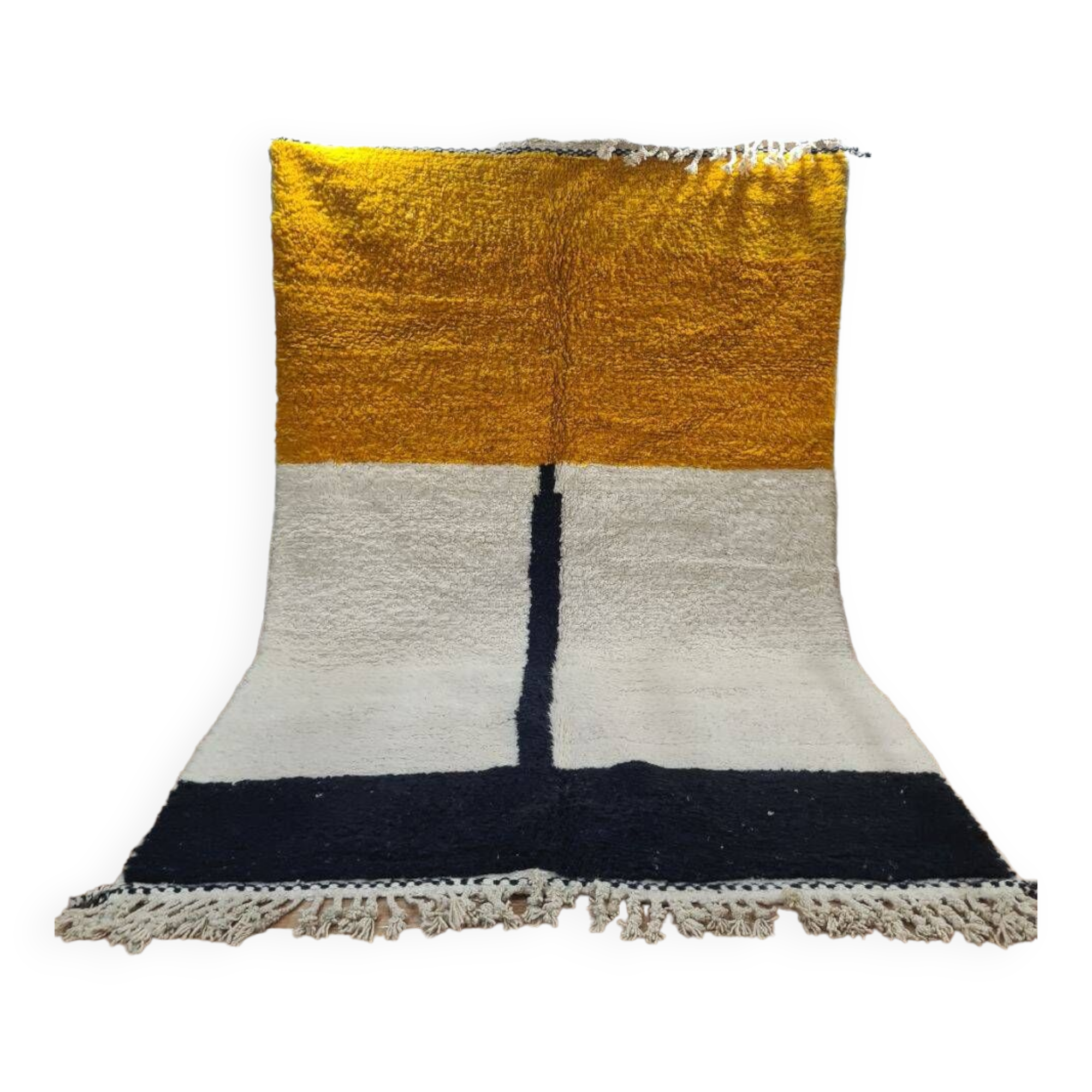 Handmade wool Berber rug 300 x 200 cm