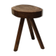 Wooden tripod stool