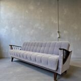 Grey vintage sofa / sofa / bed