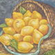 Nature morte panier de citrons
