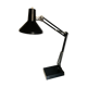 Vintage 1970s Twist architect's black desk lamp - 70 cm