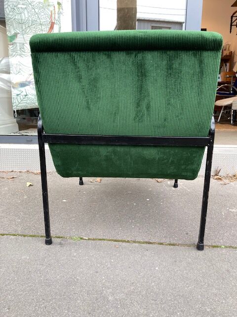 Pair of armchairs guariche model "memphis"- edition meurop 1963