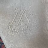7 MS Monogram Damask Cotton Napkins