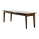 Antique oak table from the 19th century with a walnut top for 6 to 8 people