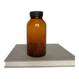 Vintage Mid Century Modern Glass Apothecary Bottle By Carlo Erba Milan