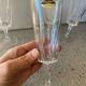 4 flûtes cristal d’Arques modèle Versailles
