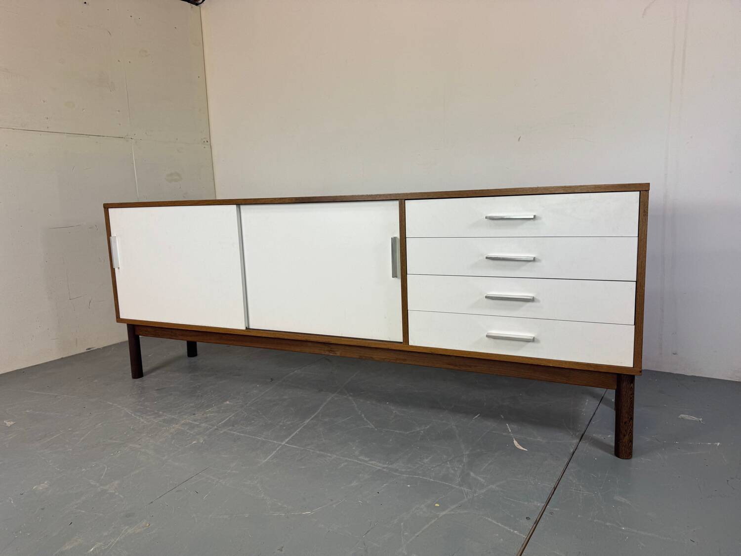 MCM sleek Martin Visser Wenge and Formica Credenza Sideboard, 1970s