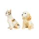Vintage Set of 5 Dog Porcelain Figurines Figures 9cm