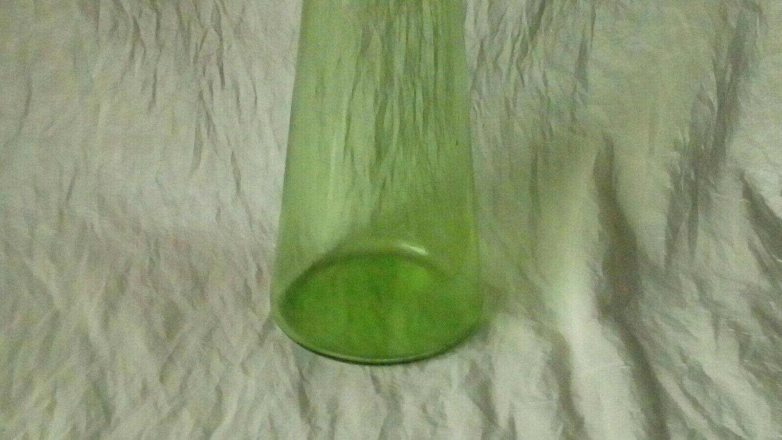 70's vintage glass hyacinth vase