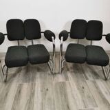 Mid-century restored armchairs