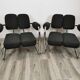 Mid-century restored armchairs