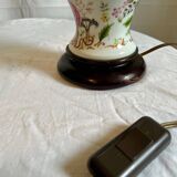 Pair of vintage porcelain lamps