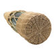 Two vintage bottles with wicker