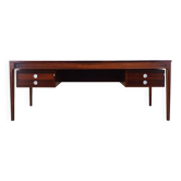 Diplomat desk in rosewood, Danish design, 1970s, designer: Finn Juhl, manufacturer