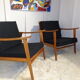 Pair of armchairs scandinavian of the 1960s