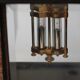 Old notary clock brocot movement and pendulum 2 bulbs 19th