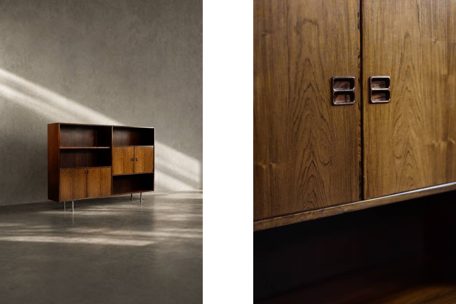 Mid-Century Scandinavian Modern Rosewood Highboard with Bar  from Herning