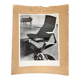 Original photo of Grasshopper armchair by Eero Saarinen for Knoll / USA, 1948