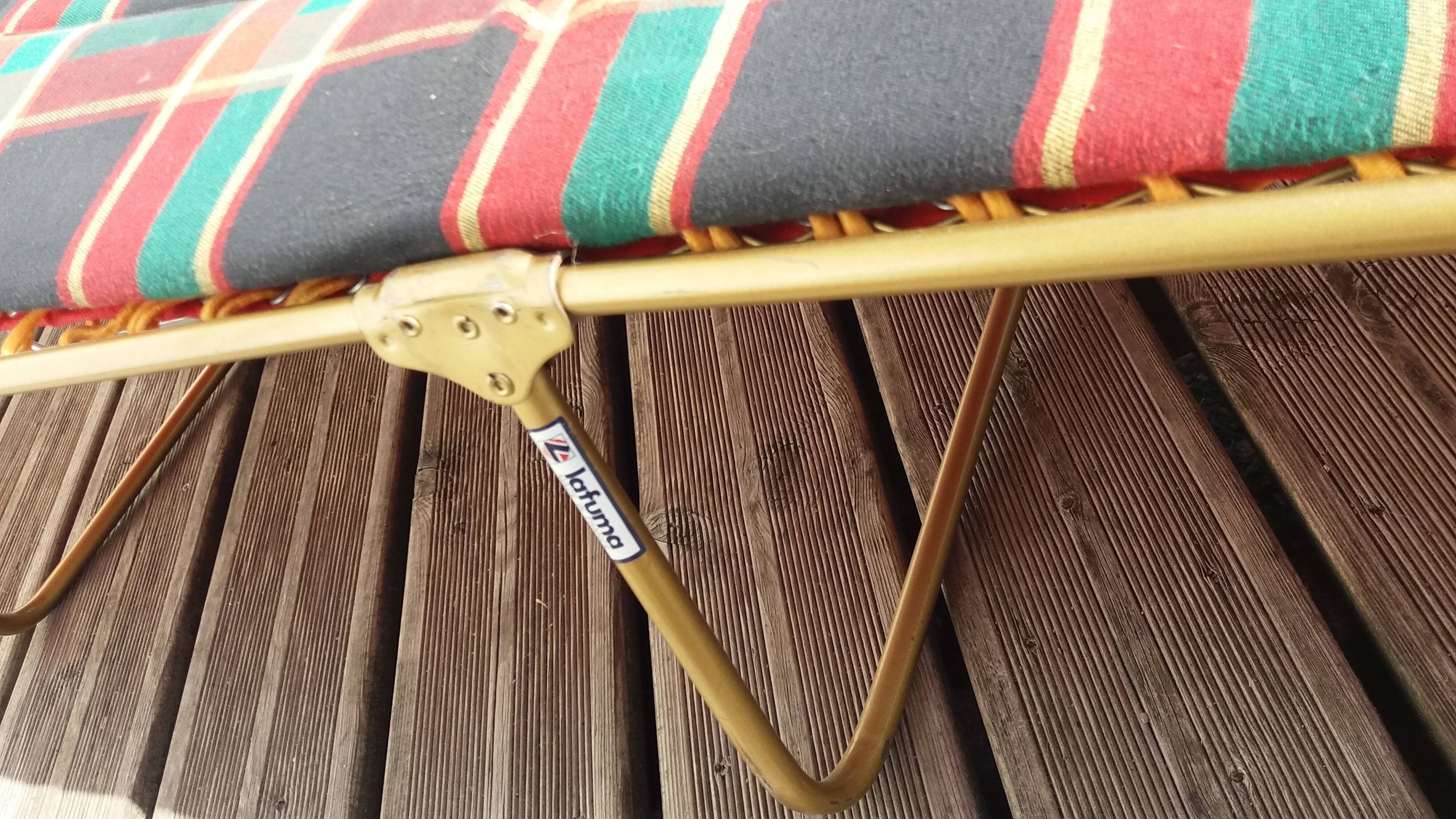 Lafuma camp bed deckchair