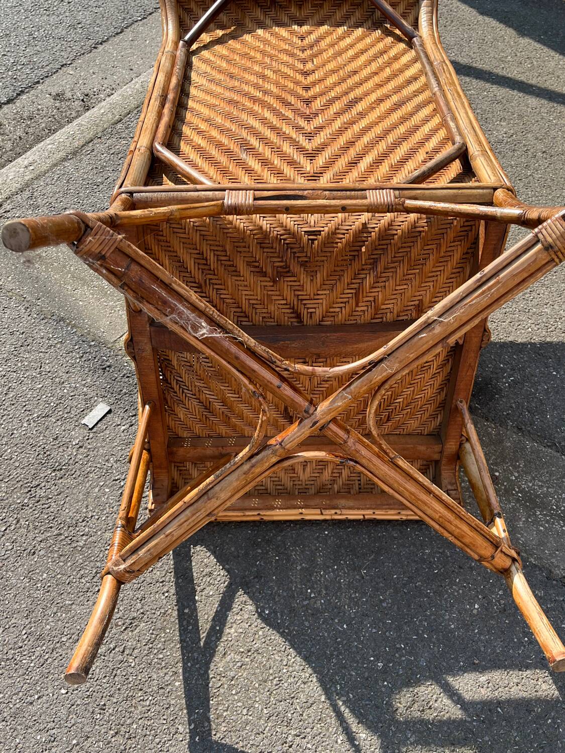 1950s rattan chair garden furniture