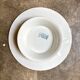 St Amand cake plate in blue ironstone