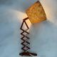 Accordion or scissor wall lamp, Scandinavian design from the 60s