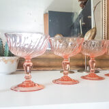 6 rosaline arcoroc luminarc champagne glasses