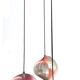 Vintage Space Age pendant light from Lyfa, 1970s