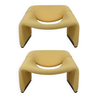 Groovy chairs by Pierre Paulin for Artifort, 1990s, set of 2
