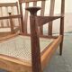 Pair of scandinavian armchairs 50s solid teak