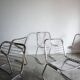 Set de 6 chaises italiennes 70