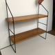 Vintage wall mount wood and metal