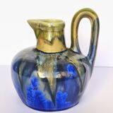 Ceramic Vase Gilbert Métainier (?) Iridescent Blue