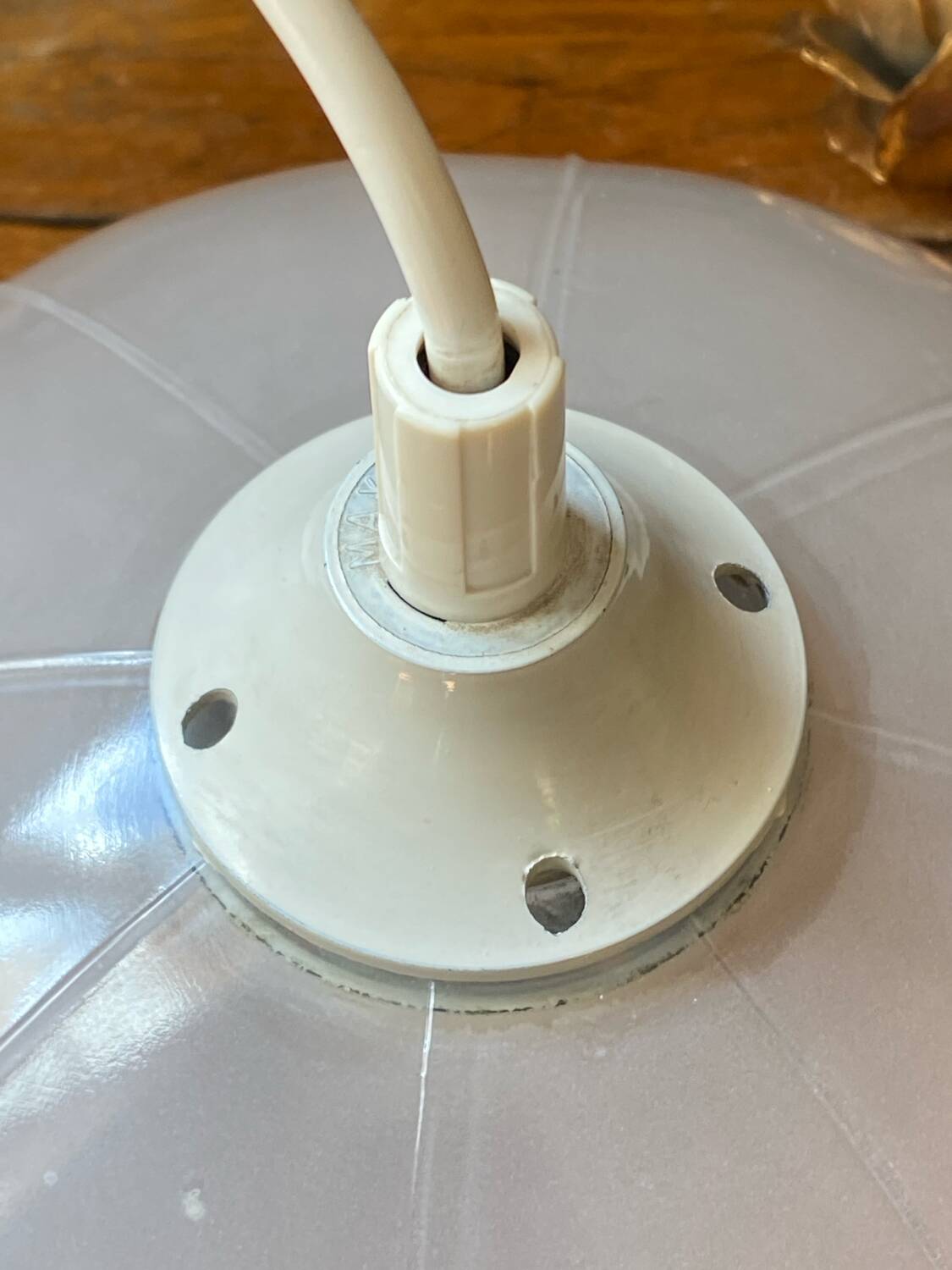 Glass pendant from the 1970s