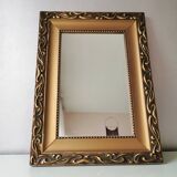 Beautiful French vintage mirror in gilded wood from the 60s
