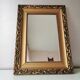 Beautiful French vintage mirror in gilded wood from the 60s