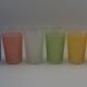 Series 6 colored granite glasses