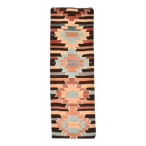 Vintage Kilim Rug, Geometric Zigzag Pattern in Earthy & Pastel Tones