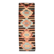 Tapis Kilim vintage, motif géométrique en zigzag dans des tons terreux et pastel