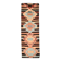 Tapis Kilim vintage, motif géométrique en zigzag dans des tons terreux et pastel